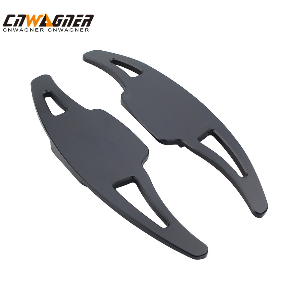 CNWAGNER Aluminum Car-styling Shift Paddle DSG Paddle Extension Black for Golf 7 Tiguan