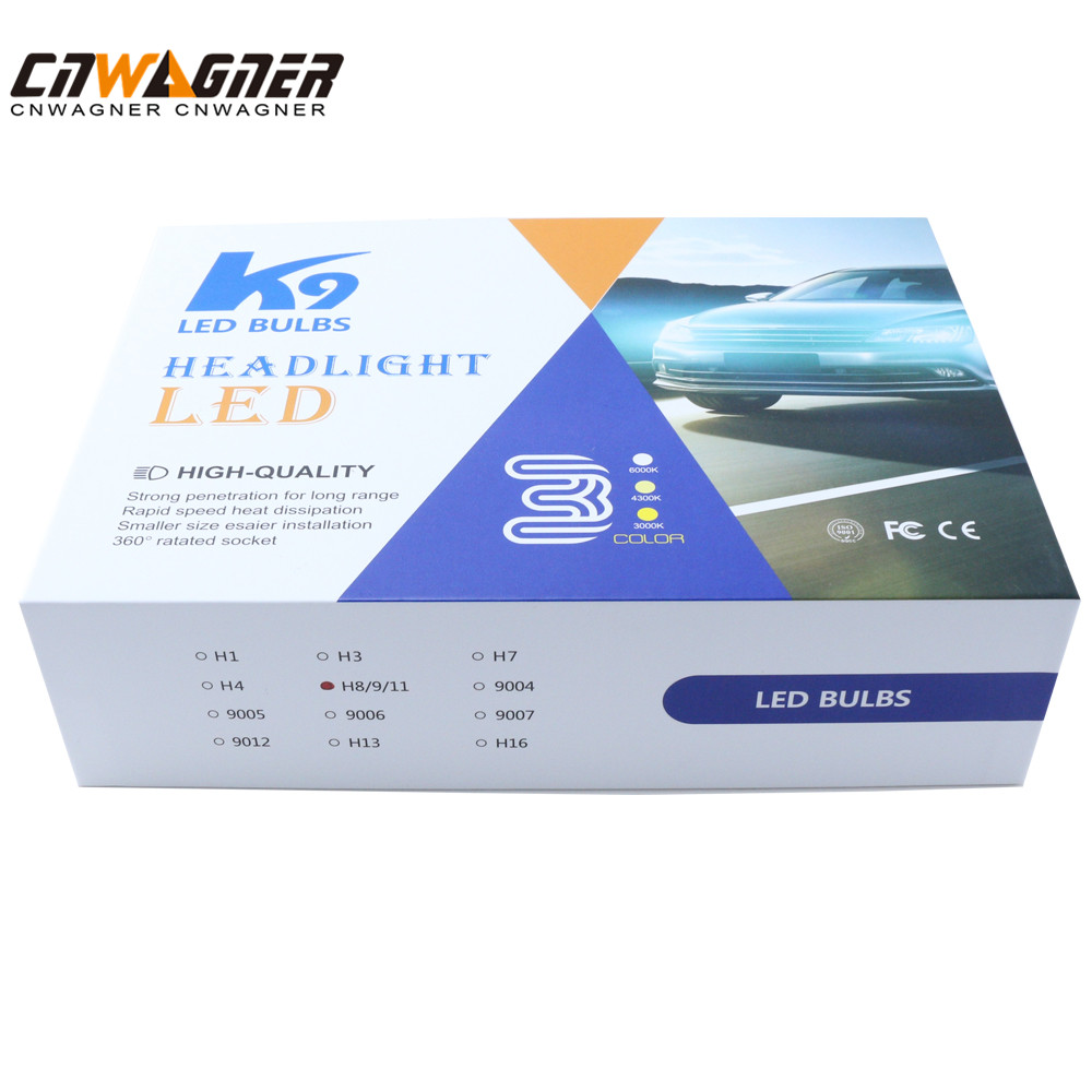 CNWAGNER HIGH QUALITY K9 LED BULBS HEADLIGHT LED