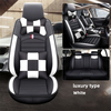 CNWAGNER Luxury Design Leather Car Seat Protector Cover New Design Full Set Car Seat Covers Universal Car Seat Covers
