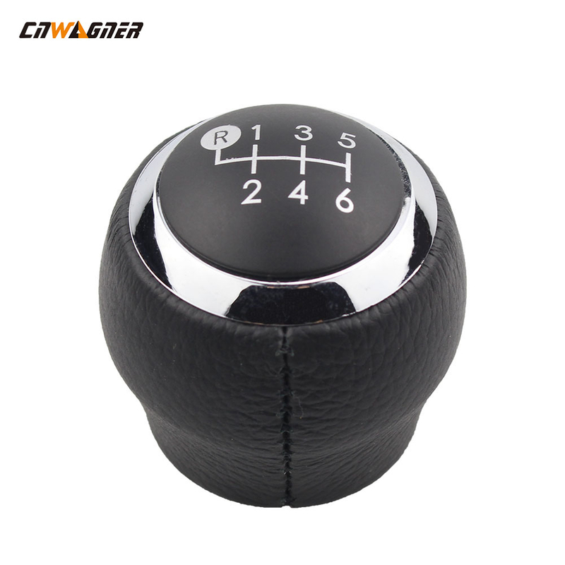 Best Selling Auto Parts 5/6 Gears Manual Racing Steering Gear Knob for Corolla Silver And Black