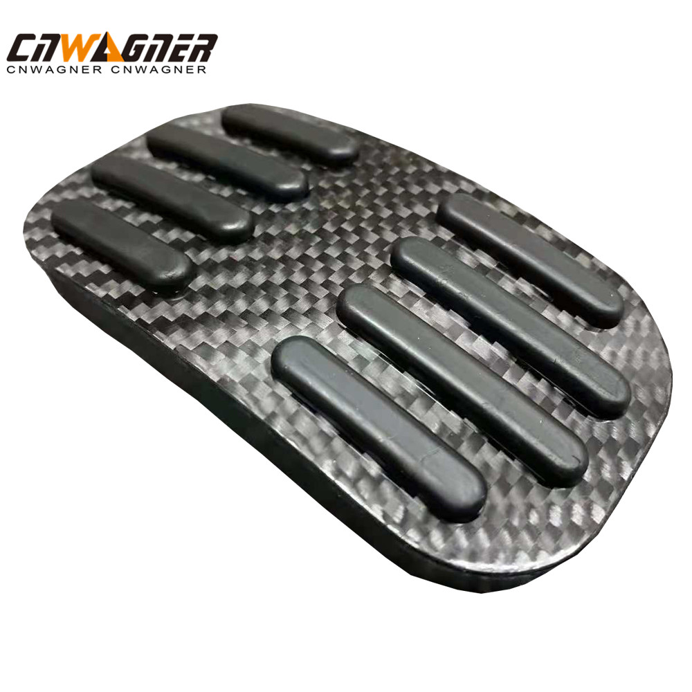 CNWAGNER Carbon Fiber Car Clutch And Brake Pedal Pads For Toyota CHR Yize