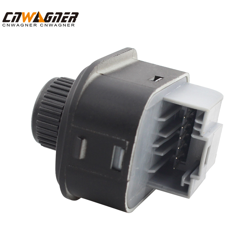CNWAGNER Chrome Mirror Switch Control Knob 5ND959565B for VW Jetta Golf MK5 MK6 Passat B6