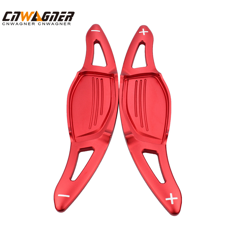 CNWAGNER Aluminum Car-styling Shift Paddle DSG Paddle Extension Red for Audi R8