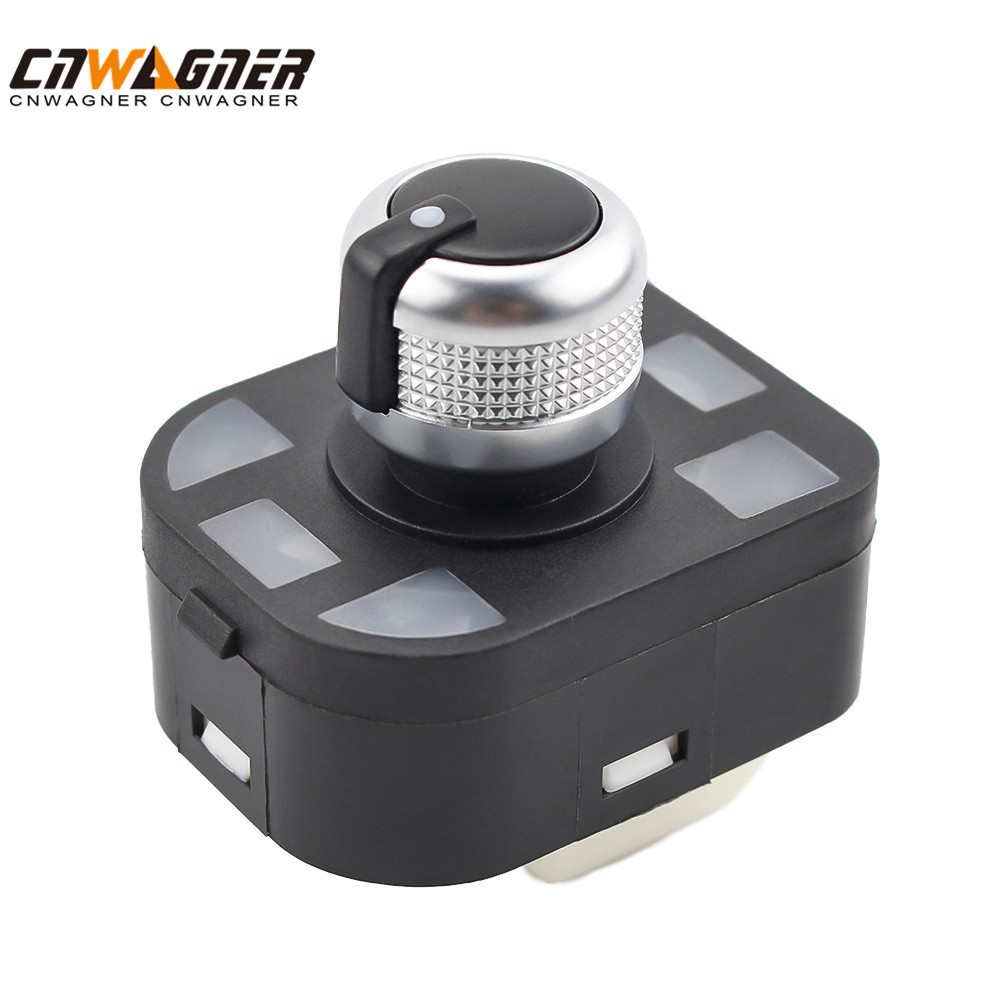 CNWAGNER ELECTRIC SIDE MIRROR SWITCH WITH SILVER TRIM FOR AUDI Q7 TT 4F0959565A