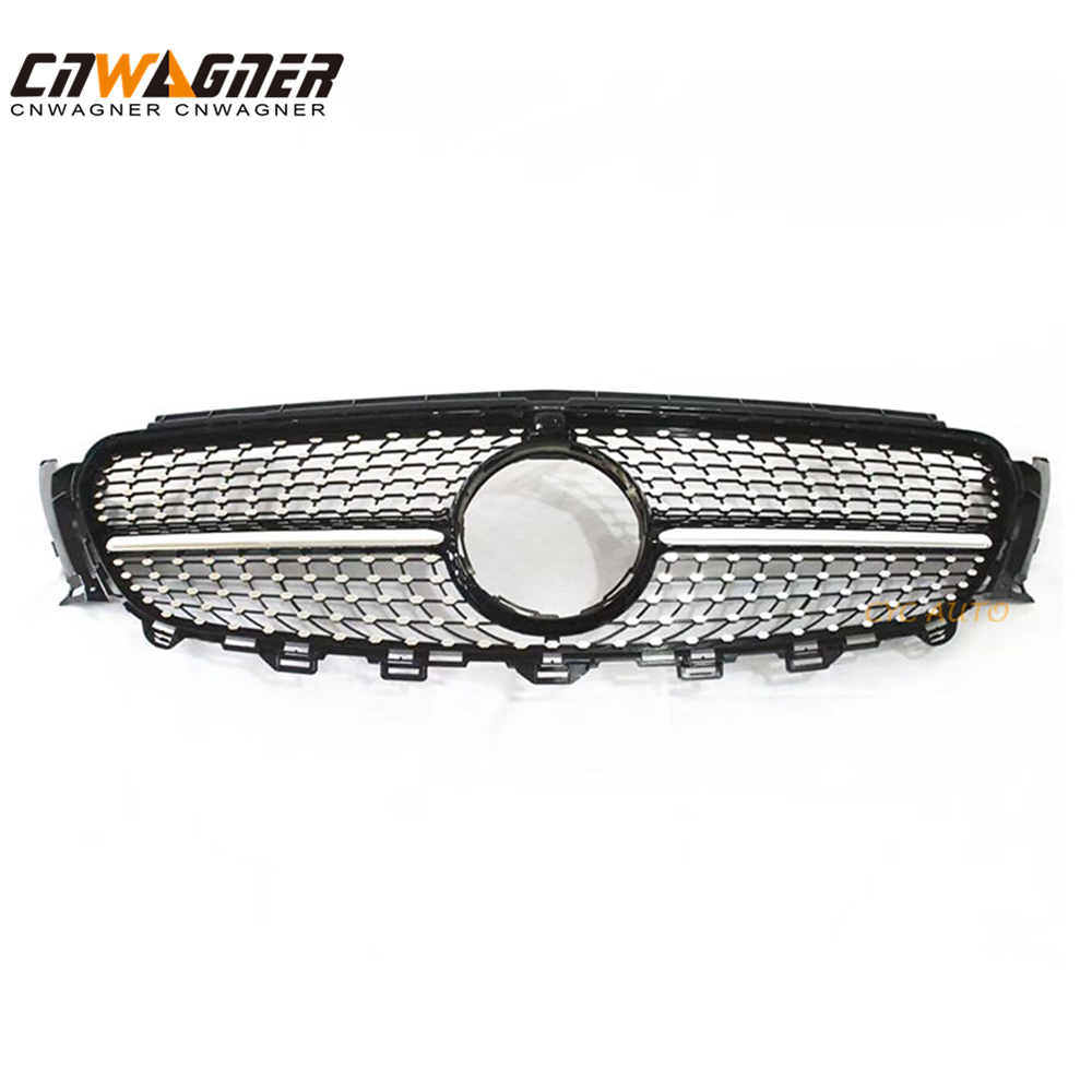 CNWAGNER for W213 Diamond GRILLE 16-19 with Camera Mid-grid Grille Modification
