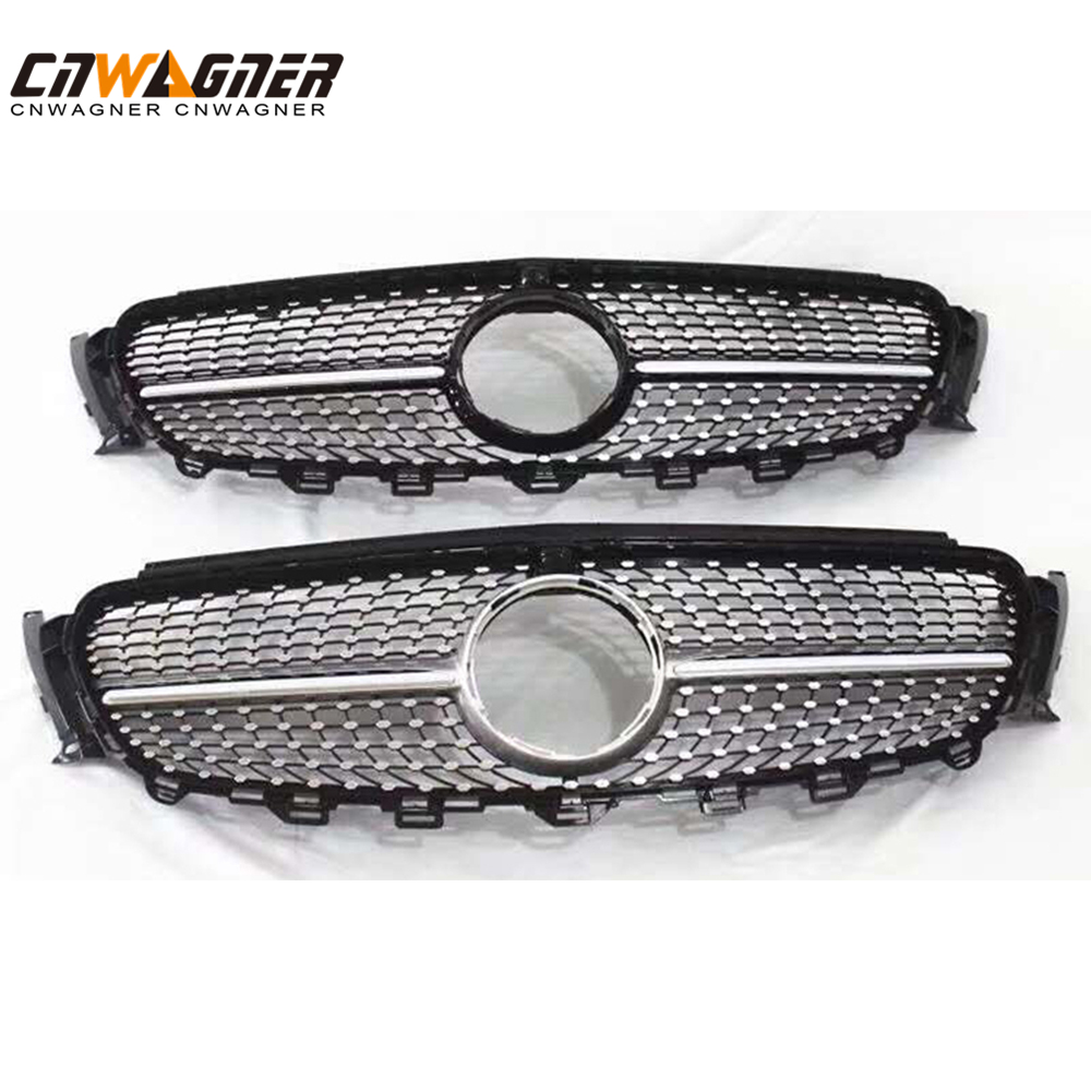 CNWAGNER for W213 Diamond GRILLE 16-19 with Camera Mid-grid Grille Modification