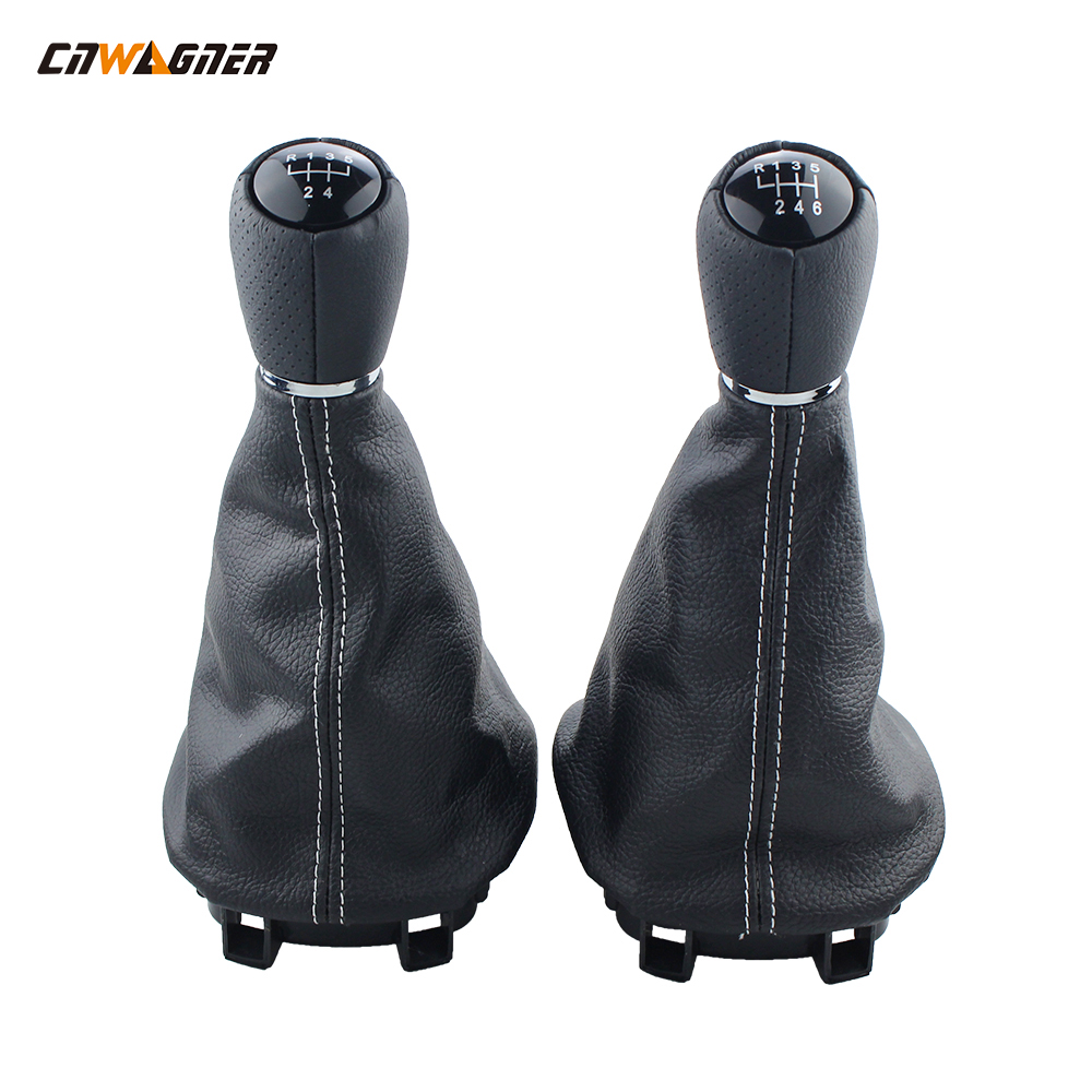 Best-selling Auto Parts 5/6 Gearshift Manual Racing Steering Gear Knob Suitable for SEAT White Line And Red Line